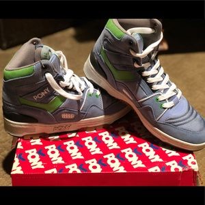 BNWT Men’s Pony N100 Nylon hightops 10.5